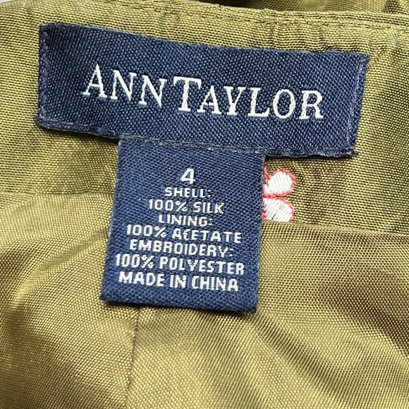 Vintage 100% Silk Embroidered Floral High Waisted Straight Slim Trouser Pants 4 - Picture 2 of 6